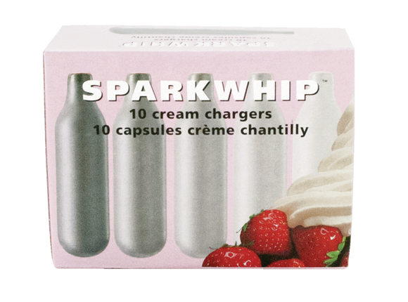 Nitous oxide cream whipper chargers.  bulk pack 50 pieces.
