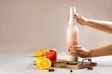 Carbonating drink system with colorful seasonnal drnk. 