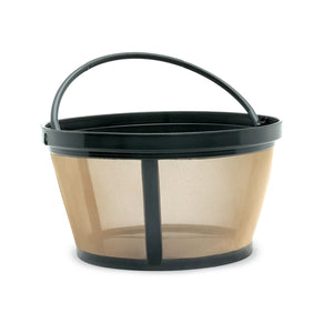 Goldtone basket shaped permanent coffee filter